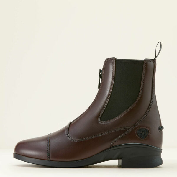 LADIES' HERITAGE ZIP PADDOCK BOOT IN LIGHT BROWN BY ARIAT - Image 4