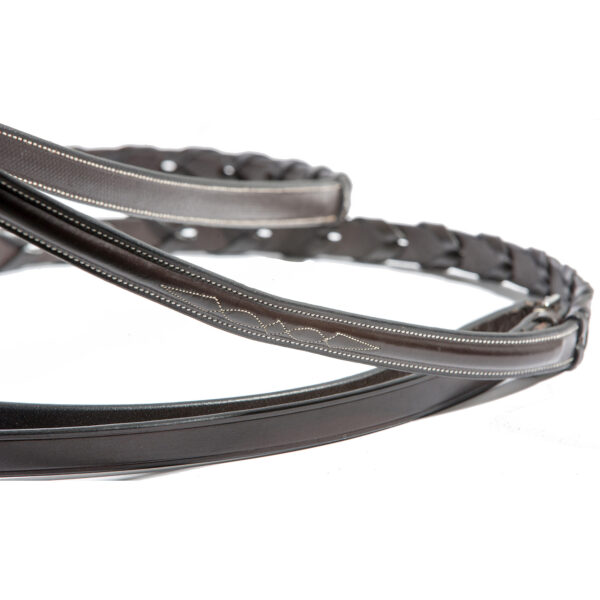 ELENA HUNTER BRIDLE IN HAVANA BY NUNN FINER - Image 3
